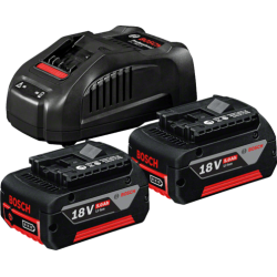 Стартов комплект Bosch - 2 батерии GBA 18V 5.0Ah + GAL 1880 CV